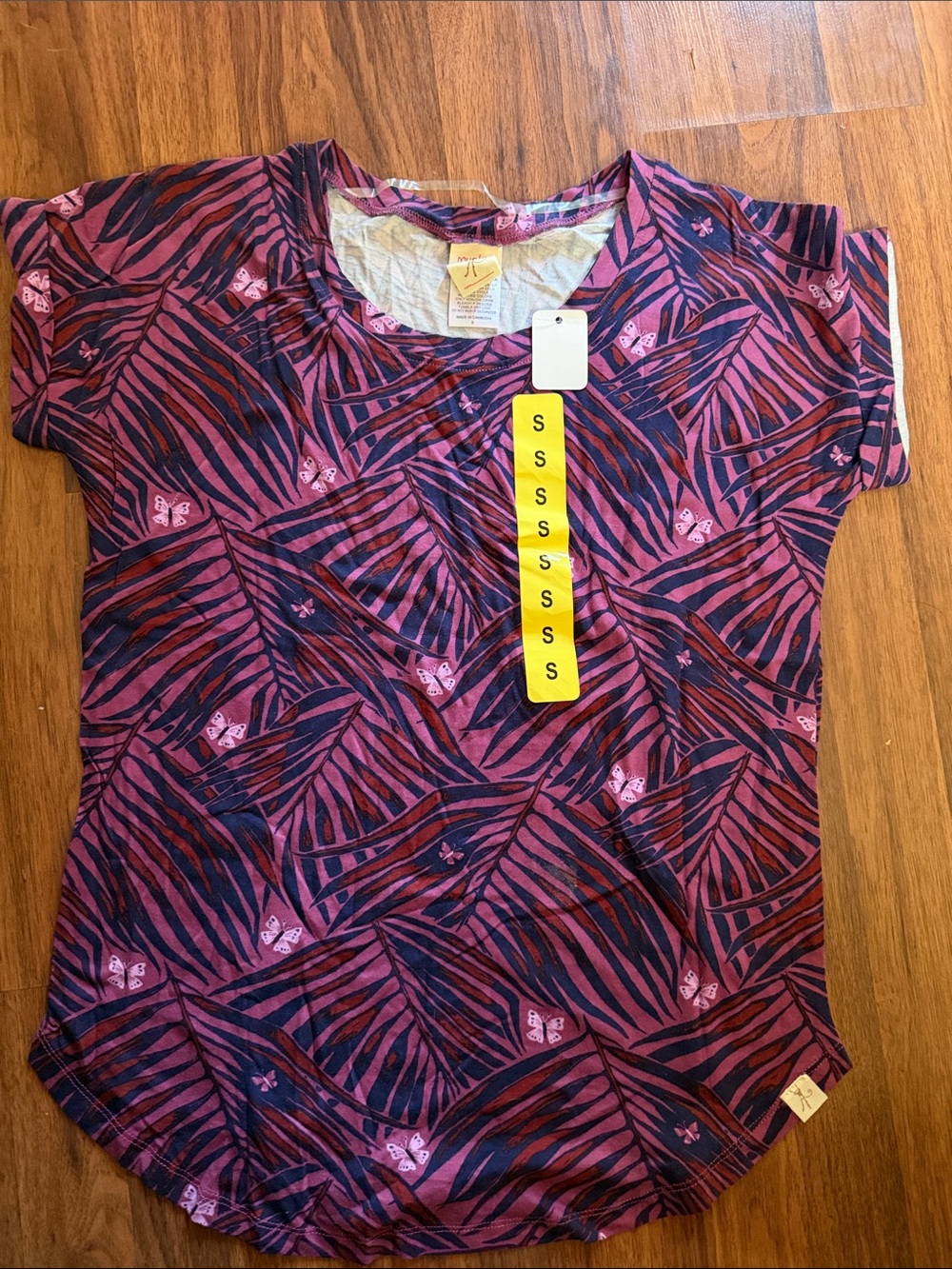 munki munki Purple and Pink Short Sleeve Tee